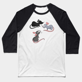 Rat butts Baseball T-Shirt